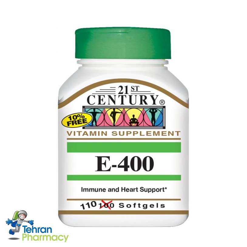 ویتامین E سنتری 21st Century - 400